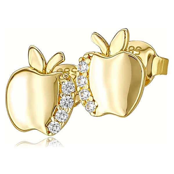 arany-stekkeres-fulbevalo-4-1 Sárga arany alma bedugós fülbevaló kövekkel