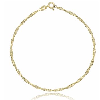 arany-szingapuri-karkoto Sárga arany szingapuri karkötő