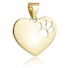 arany-tappancsos-sziv-medal Sárga arany tappancsos szív medál