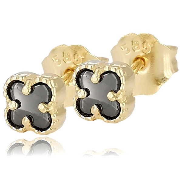 Sárga arany van cleef bedugós fülbevaló