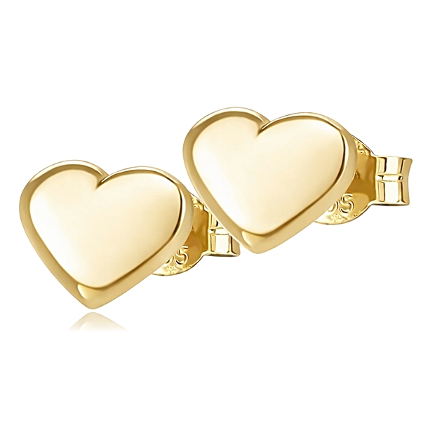 bedugos-arany-pici-sziv-fulbevalo Sárga arany bedugós szív fülbevaló