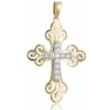 diszes-arany-kereszt.medal_ Sárga arany díszes kereszt medál