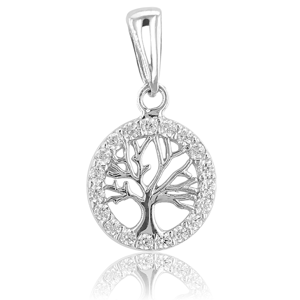 eletfa-arany-medal Fehér arany életfa medál