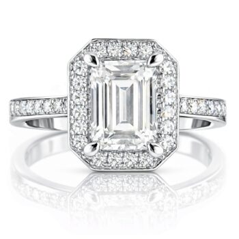 feher-arany-eljegyzesi-gyuru-100 Fehér arany emerald halo eljegyzési gyűrű