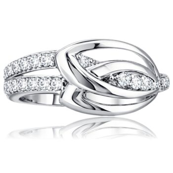 feher-arany-eljegyzesi-gyuru-105 Fehér arany női gyűrű cirkónia kövekkel