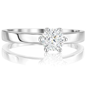 feher-arany-eljegyzesi-gyuru-14 Fehér arany hatkarmos szoliter eljegyzési gyűrű