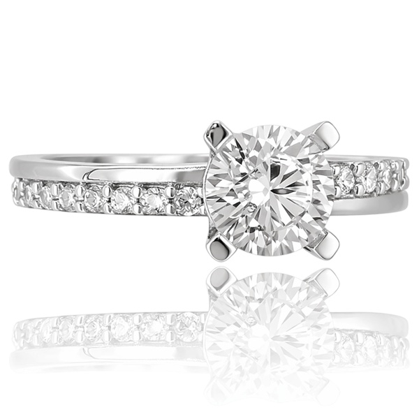 feher-arany-eljegyzesi-gyuru-32 Fehér arany oldalköves eljegyzési gyűrű