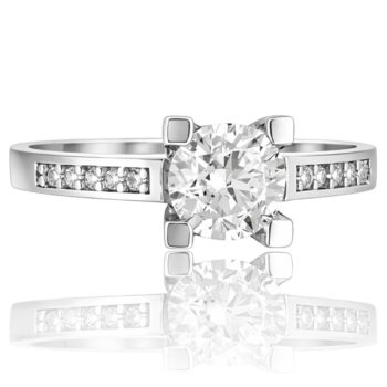 feher-arany-eljegyzesi-gyuru-35 Fehér arany oldalköves eljegyzési gyűrű