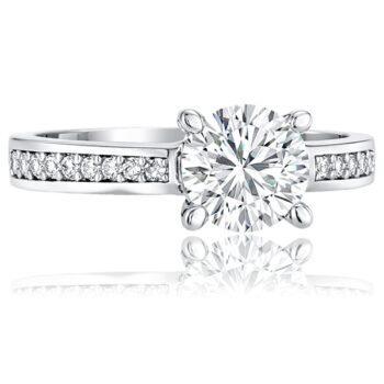 feher-arany-eljegyzesi-gyuru-38 Fehér arany oldalköves eljegyzési gyűrű