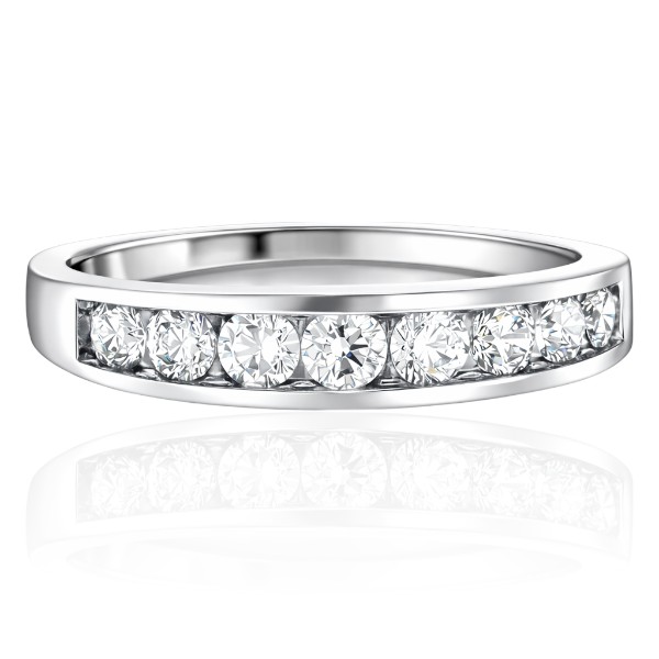 feher-arany-eljegyzesi-gyuru-45 Fehér arany sorköves eljegyzési gyűrű