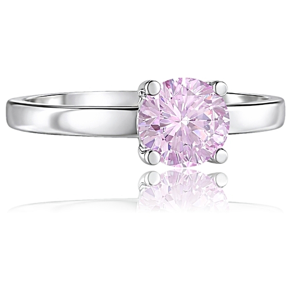 feher-arany-eljegyzesi-gyuru-49 Fehér arany eljegyzési gyűrű rózsaszín kővel