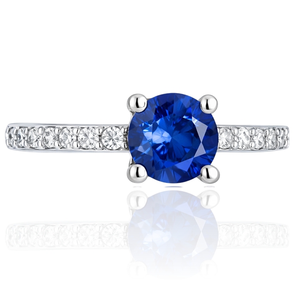 feher-arany-eljegyzesi-gyuru-5 Fehér arany eljegyzési gyűrű zafírral