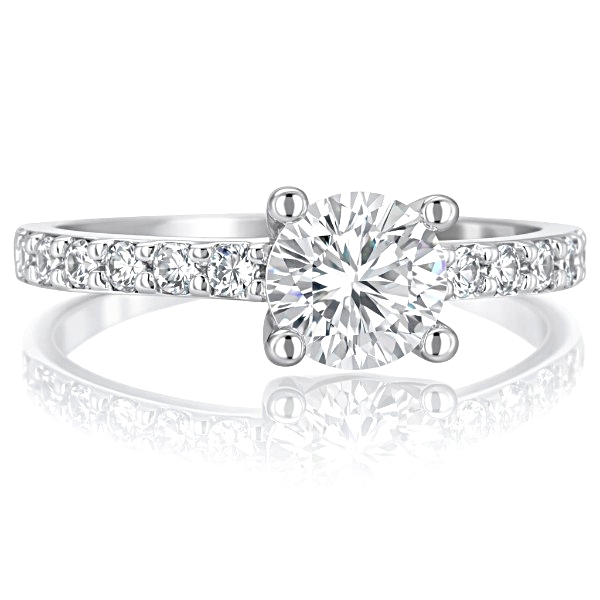 feher-arany-eljegyzesi-gyuru-50 Fehér arany oldalköves eljegyzési gyűrű