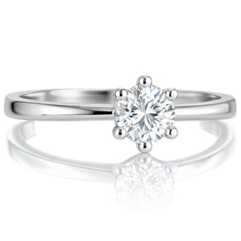 feher-arany-eljegyzesi-gyuru-54 Fehér arany hatkarmos szoliter eljegyzési gyűrű