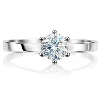 feher-arany-eljegyzesi-gyuru-555 Fehér arany hatkarmos szoliter eljegyzési gyűrű