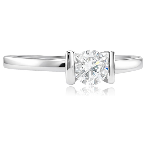 feher-arany-eljegyzesi-gyuru-57 Fehér arany eljegyzési gyűrű letisztult foglalattal