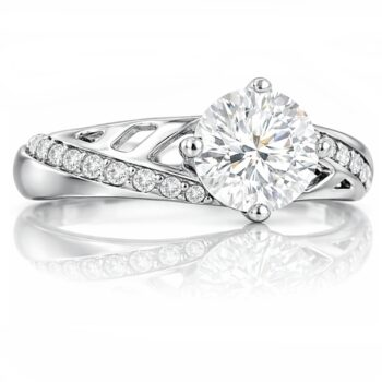 feher-arany-eljegyzesi-gyuru-59 Fehér arany oldalköves eljegyzési gyűrű