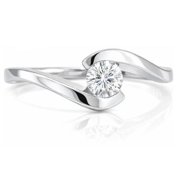 feher-arany-eljegyzesi-gyuru-66-1 Ívelt fehér arany eljegyzési gyűrű