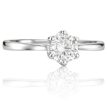 feher-arany-eljegyzesi-gyuru-83 Fehér arany hatkarmos szoliter eljegyzési gyűrű