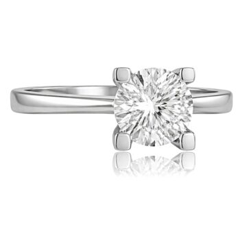 feher-arany-eljegyzesi-gyuru-84 Fehér arany klasszikus szoliter eljegyzési gyűrű