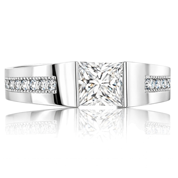 feher-arany-eljegyzesi-gyuru-94 Fehér arany princess köves eljegyzési gyűrű