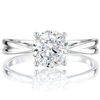 feher-arany-eljegyzesi-gyuru-nagy-kovel Fehér arany szoliter eljegyzési gyűrű