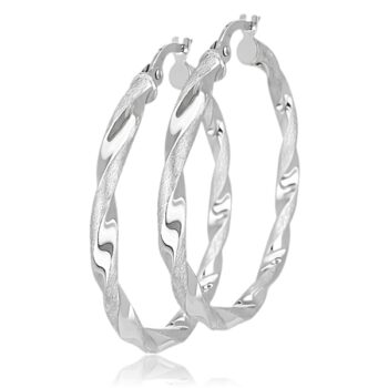 feher-arany-karika-fulbevalo-15 Fehér arany csavart karika fülbevaló