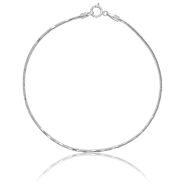 Fehér arany gyémántvésett karkötő