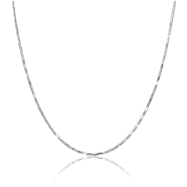 feher-arany-kigyolanc Fehér arany gyémántvésett kígyólánc