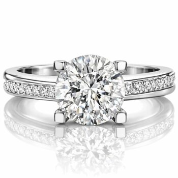 feher-arany-nagy-koves-eljegyzesi-gyuru Fehér arany oldalköves eljegyzési gyűrű