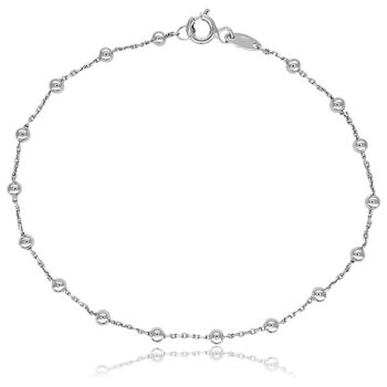 feher-arany-noi-karlanc-gomokkel Fehér arany női karkötő apró gömbökkel