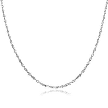 feher-arany-nyaklanc-5 Vékony fehér arany szingapuri nyaklánc