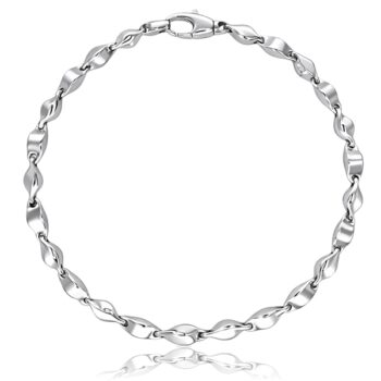 Fehér arany fantázia karkötő