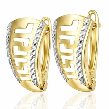 francia-kapcsos-arany-fulbevalo-15 Arany görög mintás fülbevaló