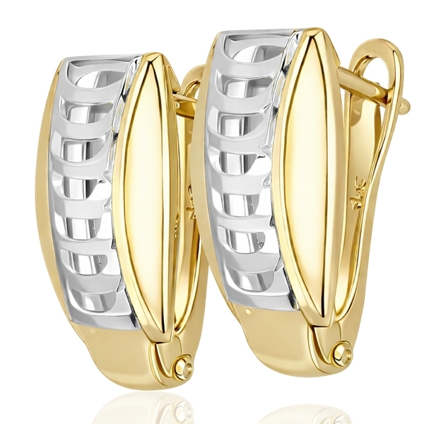 francia-kapcsos-arany-fulbevalo-9 Francia kapcsos kétszínű arany fülbevaló