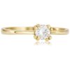 gyemant-gyuru-20 Klasszikus szoliter sárga arany gyémánt gyűrű