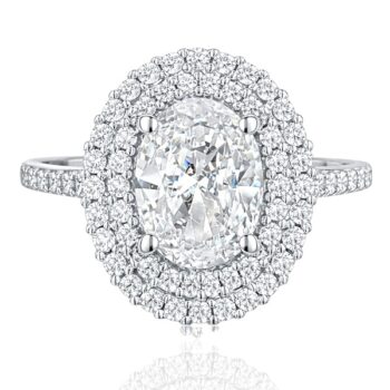 kulonleges-feher-arany-eljegyzesi-gyuru-2 Fehér arany ovális dupla halo eljegyzési gyűrű