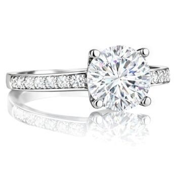 oldaltkoves-eljegyzesi-gyuru (8) Fehér arany klasszikus oldalköves eljegyzési gyűrű