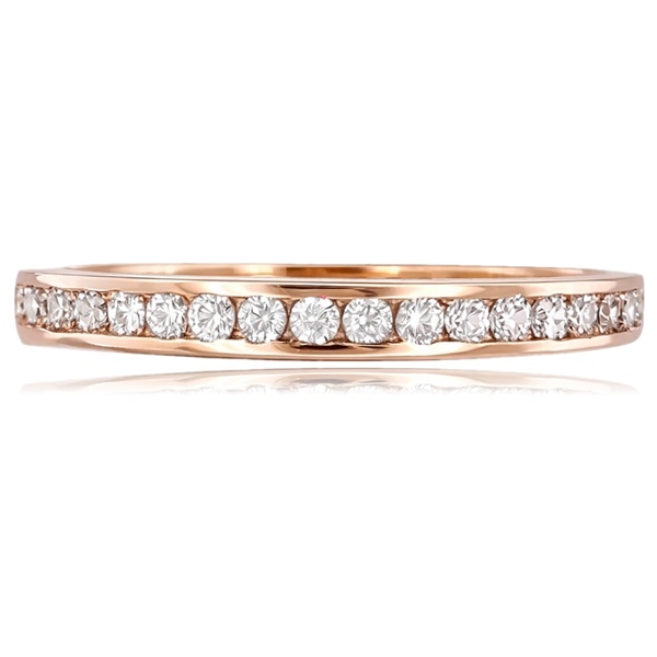 roze-arany-eljegyzesi-gyuru-4 Rozé arany cirkónia köves sorköves eljegyzési gyűrű