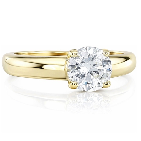 sarga-arany-eljegyzesi-gyuru-49 Sárga arany klasszikus szoliter eljegyzési gyűrű