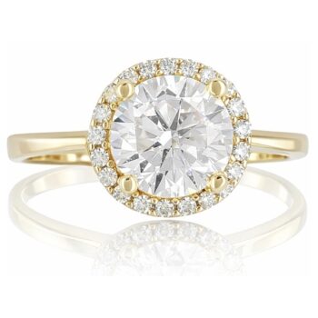 sarga-arany-eljegyzesi-gyuru-61 Sárga arany halo eljegyzési gyűrű