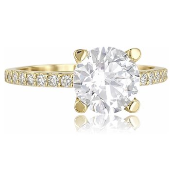 sarga-arany-eljegyzesi-gyuru-79 Sárga arany elegáns szoliter eljegyzési gyűrű