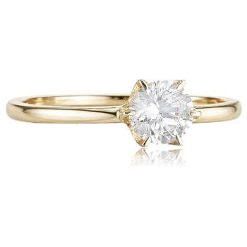 sarga-arany-eljegyzesi-gyuru-81 Sárga arany klasszikus szoliter eljegyzési gyűrű