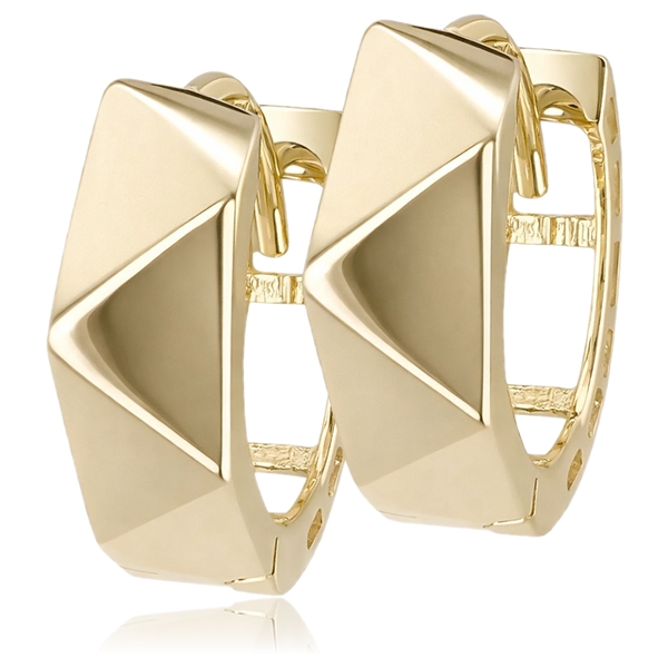 sarga-arany-karika-fulbevalo-13 Sárga arany lapidált kis karika fülbevaló