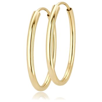 sarga-arany-karika-fulbevalo-20 Sárga arany klasszikus karika fülbevaló