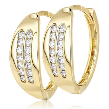 sarga-arany-karika-fulbevalo-22 Sárga arany köves karika fülbevaló