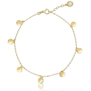 sarga-arany-karkoto-15 Sárga arany Zsuzsus karkötő