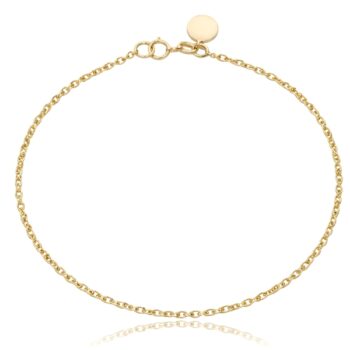 sarga-arany-karkoto-26 Sárga arany anker női karkötő