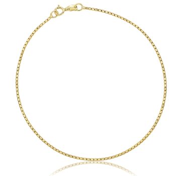 sarga-arany-karkoto-28 Sárga arany velencei kocka karkötő