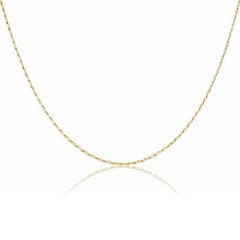 sarga-arany-nyaklanc-1 Vékony sárga arany fantázia nyaklánc